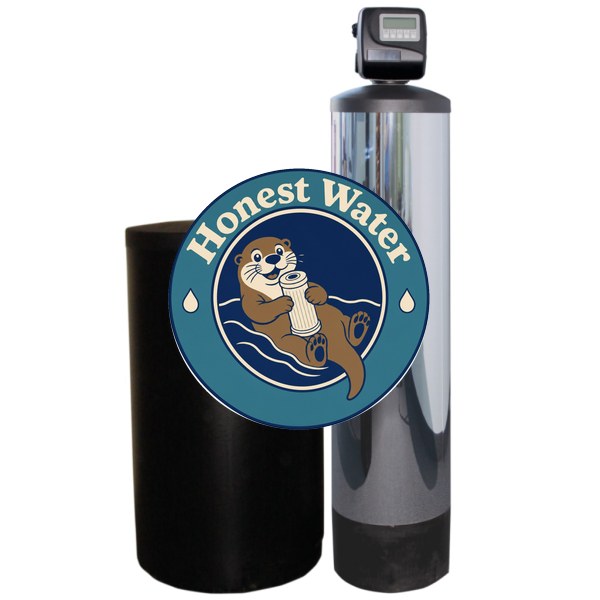 Chlor-A-Soft softener with chrome mineral tank and brine tank